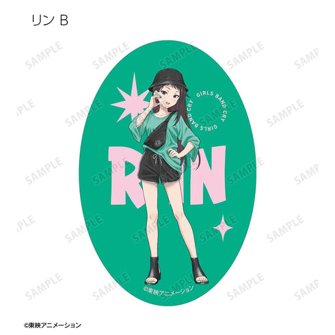 『ガールズバンドクライ』描き下ろし 私服ver. トレーディングダイカットステッカー(単位/BOX)